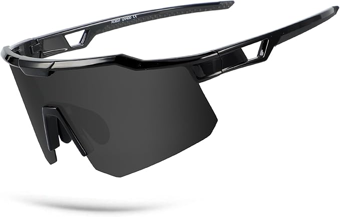 OULAIQI Polarized Lightweight Sports Sunglasses – UV400 Protection, Unisex for Cycling,Fishing,Running, Baseball,Outdoor