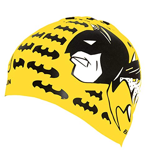 BONDYUEN Swim Cap Fit Kids Boys Girls Men Women with Short or Medium Hair Fun Cute Design Patterns Silicone Swimming Caps
