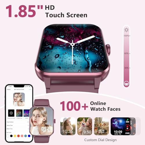 Blackview 2026 Fitness Tracker (Answer/Make Calls), Smart Watch for Men and Women with Heart Rate/SpO2/Sleep Monitor/2 Str...