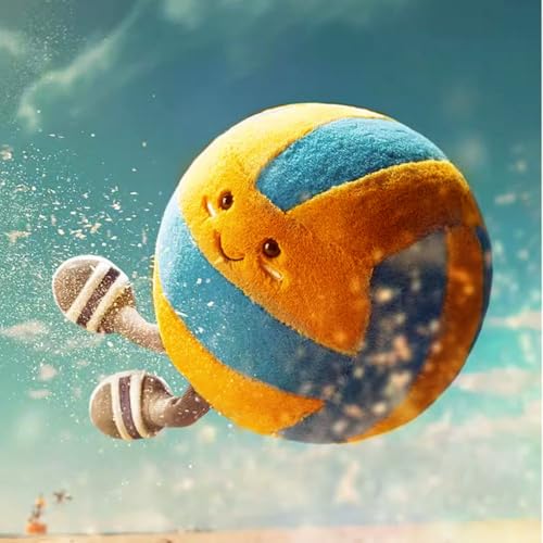 12inch Volleyball Plush Toys Soft Stuffed Sports Plush Balls Cute Fun American Soccer Doll Toys with feet Creative Footbal...