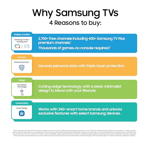 Samsung 70-Inch Class Crystal UHD U8000F 4K Smart TV (2025 Model) Endless Free Content, Crystal Processor 4K, MetalStream ...