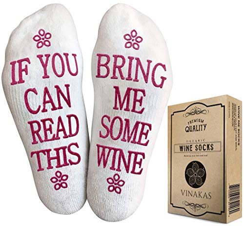 Funny Socks for Women – Unique Gifts & Accessories for Wine Lovers – Gag Gift Idea, Perfect Birthday Present for Her