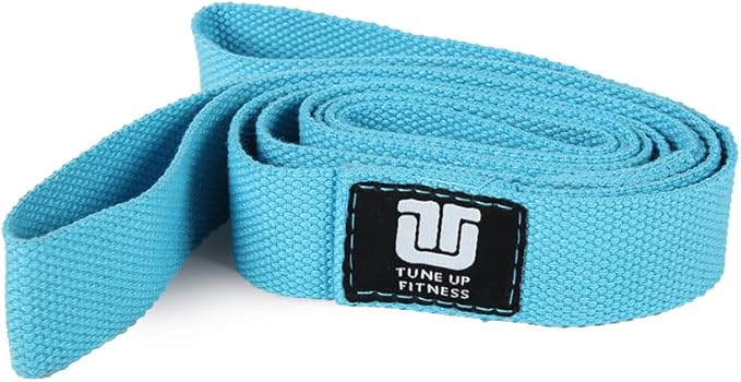 Tune Up Fitness – Double Loop Yoga Stretching Strap for Physical Therapy, Yoga, Working Out | Excellent Leg, Shoulder & Ha...