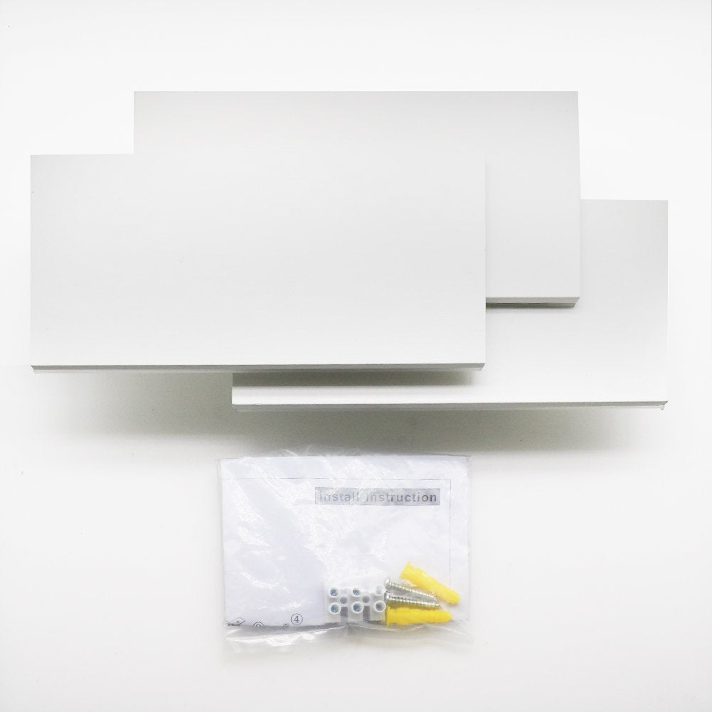 Ralbay 24W Led Wall Sconce - Modern Aluminum Lamp For Bedroom/Hotel, Warm White 3000K, 10.3 In, White-Warm Light, Model Gw6809-