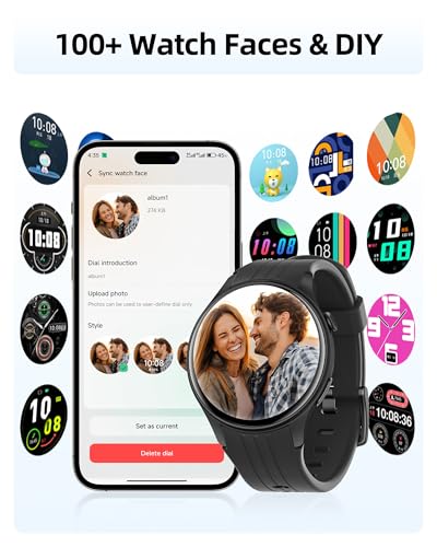 Parsonver Smart Watch, Built-in GPS, Bluetooth Calling, Fitness Watch for Men Women with 100+ Sport Modes, IP68 Waterproo...