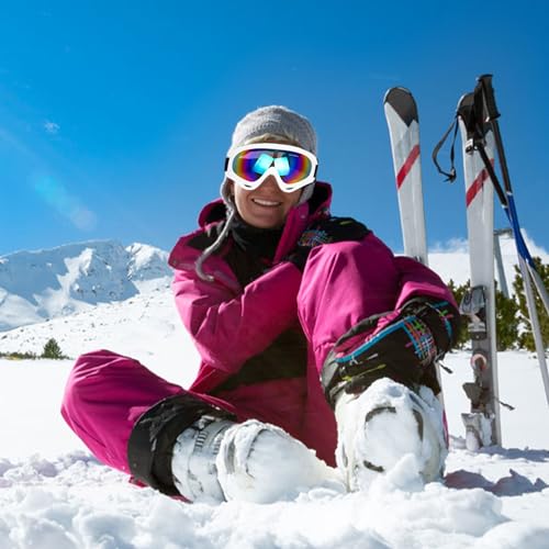 MaoMaoCha Ski Goggles for Men Women Kids Cycling Motorcycle UV Protection Goggles Snowboard Glasses for Youth Adult Teens ...