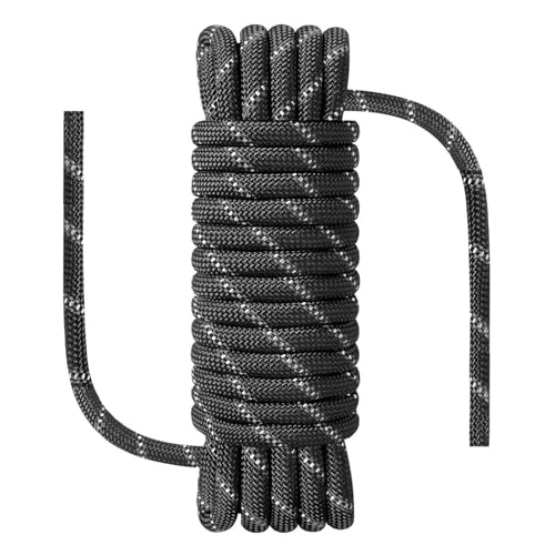 NorthPada Multi-Purpose Climbing Rope - 8/10/12mm x 5/10/20/30m, Ideal for Rappelling, Boating, Tree Swing, and Sailing