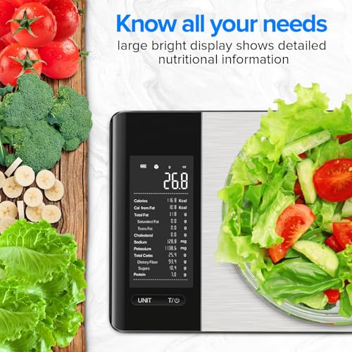 MrOwner Smart Food Kitchen Scale with Nutritional Calculator, Free App with 19 Nutrients Tracking, Calorie, Marco, Digital...