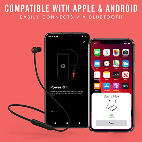 Beats Flex Wireless Earbuds - Apple W1 Headphone Chip, Magnetic Earphones, Class 1 Bluetooth, 12 Hours of Listening Time, ...