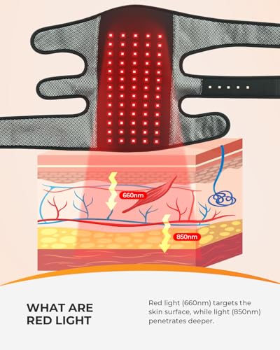 CooCoCo Red Light Therapy Knee Massager, Knee Pain Relief, Cordless 5000mAh Heated Knee Brace, 2026 Upgraded FSA Eligible ...