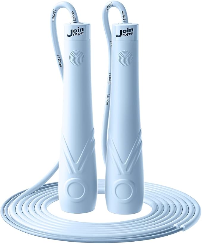 JOINROPE Kids Jump Rope for Children-Adjustable Speed Skipping Rope with Dual Bearings, Segmented Anti-Tangle Cord, Silico...