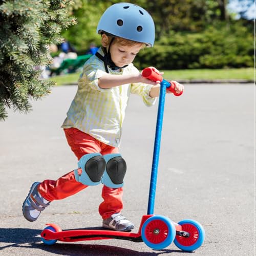 FOOKCIAN Kids Helmet,Toddler Skateboard Helmets for Ages 2-3-5-8-14 Years Boys Girls with Knee and Elbow Pads Wrist Guards...