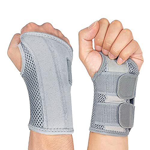 NuCamper Wrist Brace Carpal Tunnel Right Left Hand for Men Women Pain Relief, Night Wrist Sleep Supports Splints Arm Stabi...