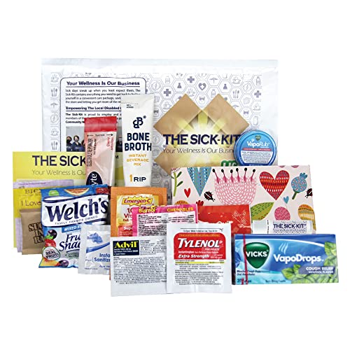 THE SICK-KIT - 15+ Feel Better Essentials for Cold, Flu, Sick Days, Quarantine & Surgery Recovery - The Original Wellness ...