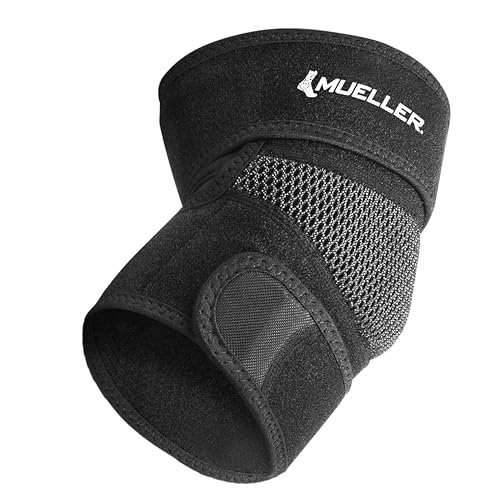 MUELLER Sports Medicine Adjustable Elbow Brace, Elbow Pain Relief Support Sleeve for Men and Women, For Tennis, Golf, Pain...