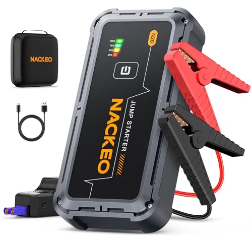 NACKEO Car Jump Starter 7000A Car Battery Jump Starter Portable Pack for Up to All Gas and 10.0L Diesel Engine 12V Jump Bo...