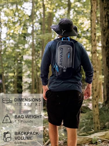 Arvano Hydration Backpack, Lightweight Hydration Pack with 2L Water Bladder, 6L Water Backpack for Men Women Cycling, Hiki...