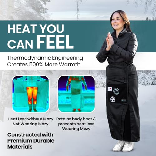 Mozy Wearable & Weatherproof Outdoor Blanket – Lower-Body Thermal Wrap for Superior Warmth