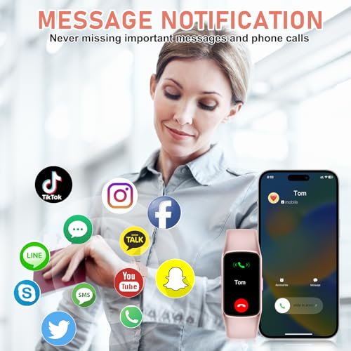 Moremore Fitness Tracker with 24/7 Heart Rate, Sleep Tracker, Step Tracker, Calorie Tracking, IP68 Waterproof Activity Tra...
