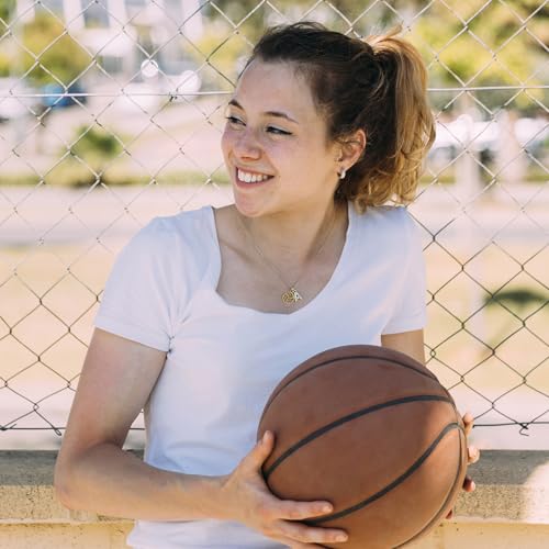 Drogomen Volleyball Necklace for Women Teens Dainty A-Z Custom Name Sports Pendant Necklace Personalized Volleyball Gifts ...