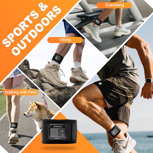 NESKLA Ankle Straps for Fitness Trackers, Soft Adjustment Pedometer Ankle Band Compatible with Fitbit, Breathable Mesh Spo...