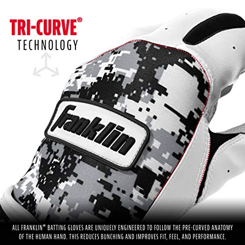 Franklin Sports MLB Digitek Baseball Batting Gloves - Adult