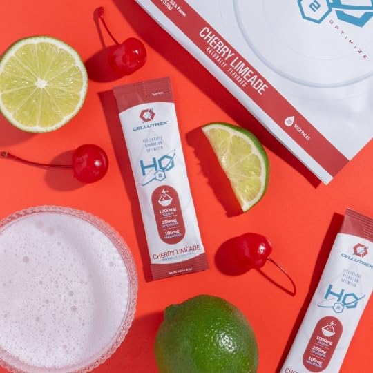 Cellutrex® H2O Electrolytes – Electrolyte Powder Drink Mix, Zero Sugar, Natural Salt Hydration Packets for Recovery and We...