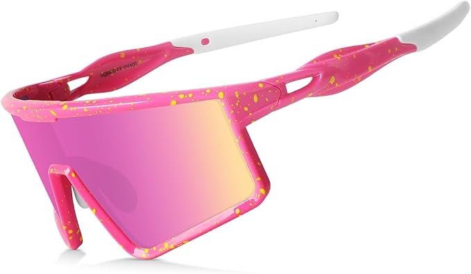 Xiyalai Cycling Sunglasses for Men Women, UV Protection Sports Running Sun Glasses, Baseball Biking Softball Hiking.