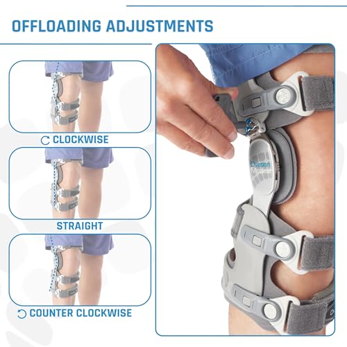 Ovation Medical Game Changer Unloader Knee Brace - Lightweight, Low Profile OA Knee Brace for Arthritis Pain and Support -...