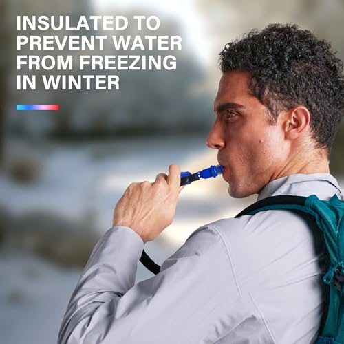 N NEVO RHINO Hydration Bladder 2L-3L with Bladder Insulator, Water Bladder for Hiking Backpack, Leakproof Water Pouch, BP...