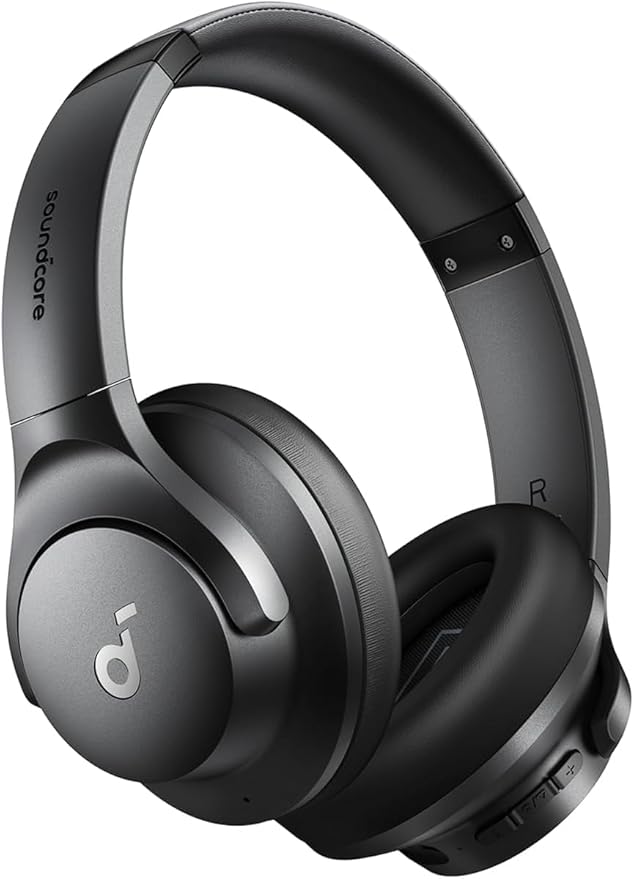 Soundcore by Anker Q20i Hybrid Active Noise Cancelling Headphones, Wireless Over-Ear Bluetooth, 40H Long ANC Playtime, Hi-...