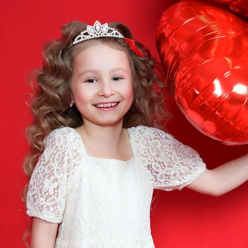 IGMaryBox Rhinestone Birthday Crown Glitter Birthday Sash Set Tiara Sparkling Banner Party Favors