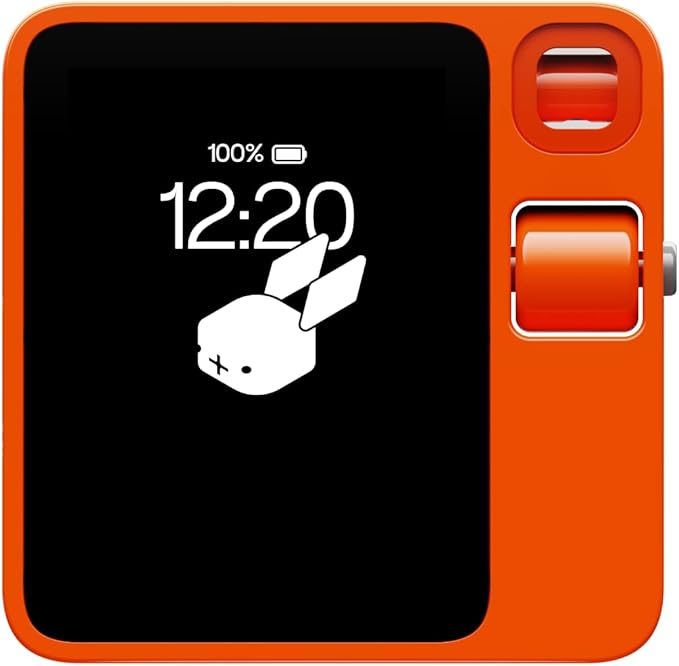 rabbit r1 AI Voice-Activated Gadget with Upgraded rabbitOS 2 — No Subscription Fees — Vibe Coding on Device, AI Voice Reco...