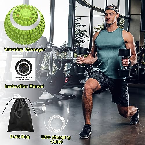 Uppye Vibrating Ball Massager, Vibration Massage Ball for Physical Therapy, Mobility Ball for Workout Recovery, Deep Tissu...