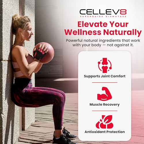 Cellev8 Prime Recovery Joint & Muscle Recovery Gummies - 60 Count - Antioxidant Cellular Health, Daily Energy, Wellness, S...