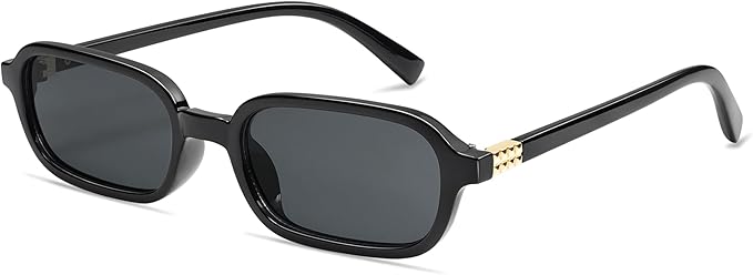 Appassal Retro Rectangular Sunglasses for Women Vintage 2026 Fashion Trendy Funny Small 90s Square Sunnies AP3698