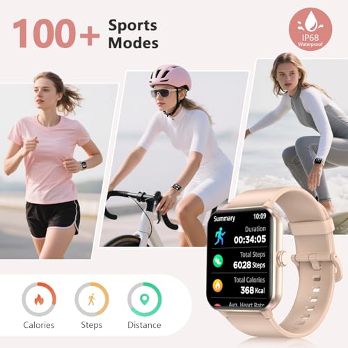 Blackview 2026 Fitness Tracker (Answer/Make Calls), Smart Watch for Men and Women with Heart Rate/SpO2/Sleep Monitor/2 Str...