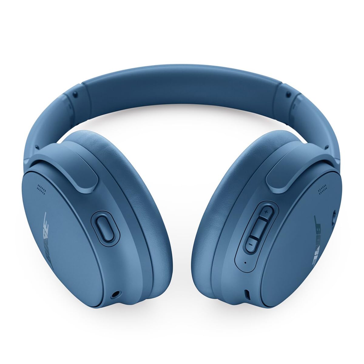 Bose QuietComfort Bluetooth Headphones, Wireless Headphones with Active Over Ear Noise Cancelling and Mic, + Green Extreme 20W 2-Port Wall Charger (Blue Dusk)