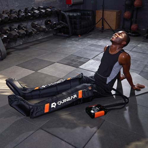 QUINEAR Professional Leg Recovery System, Cordless Air Compression Boots with Sequential Compression, Leg and Foot Massage...