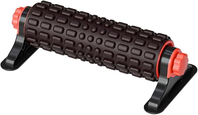 XL IT Band Firm Foam Roller with Resistance Holder - 17 inches - Exercise Roller for IT Band Issues, Deep Tissue Muscle Ma...