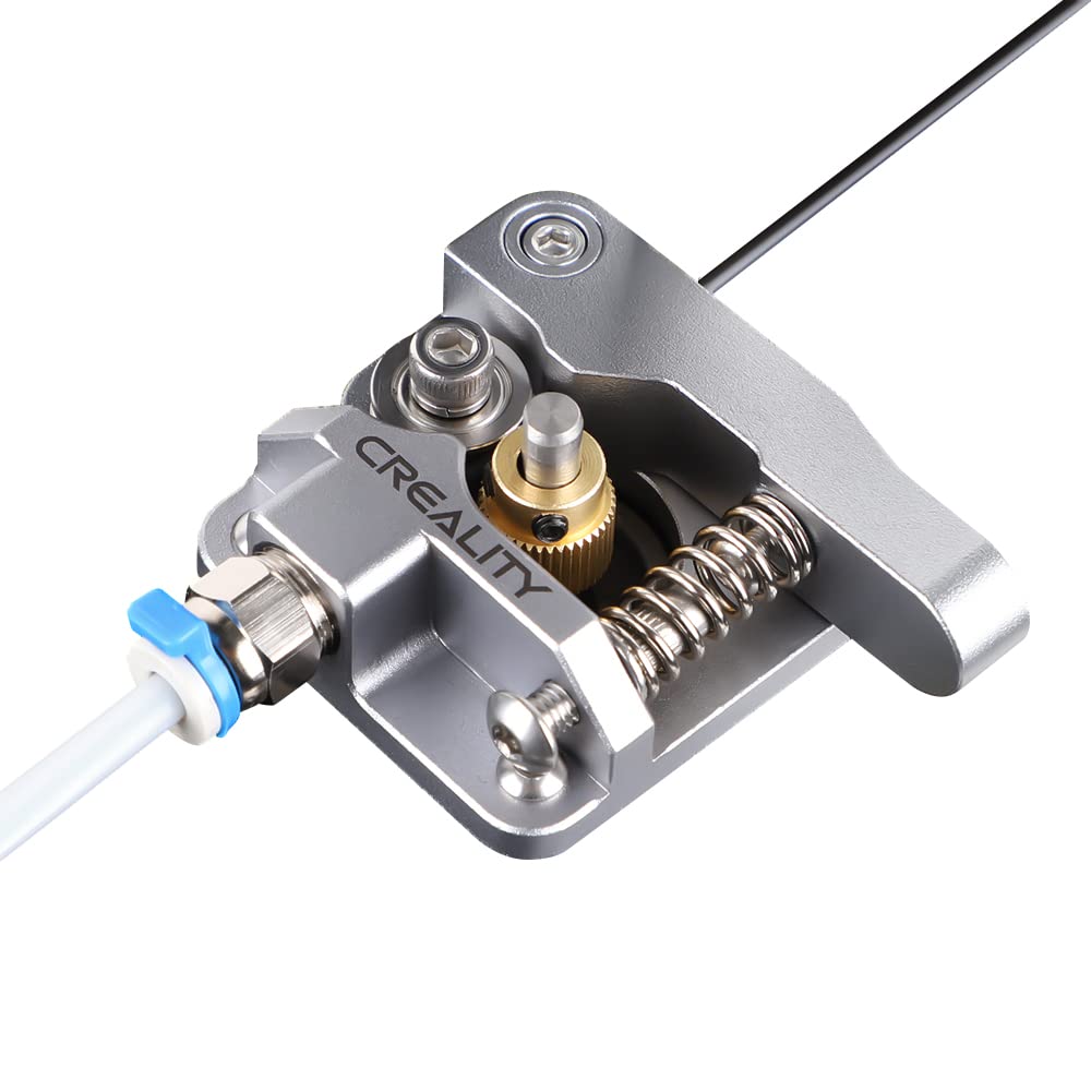 Creality Official Ender 3 Extruder Upgrade Metal Drive Feeder 3D Printer Parts for Ender-3 Pro/3S/3 V2/3 Max CR-10/10S Gray Aluminum 1.75mm Filament Extruder