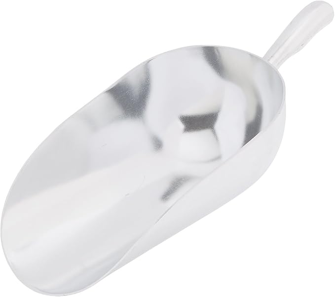 Winco Aluminum Utility Scoop, 85-Ounce, Medium