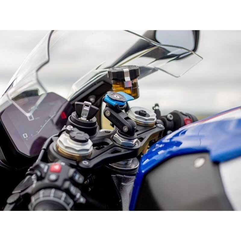 Quad Lock Motorcycle Fork Stem Mount Pro For Iphone And Samsung Galaxy Phones