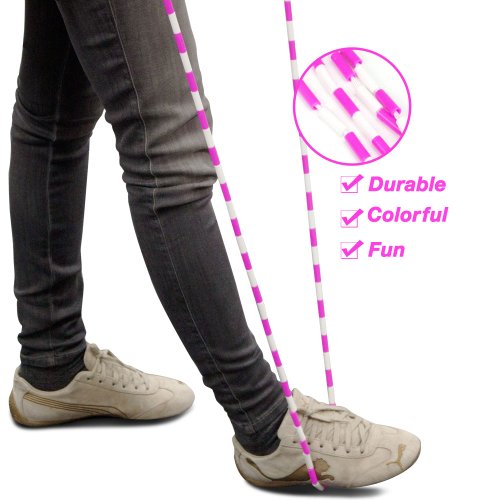 K-Roo Sports Jump Rope with Plastic Beaded Segmentation