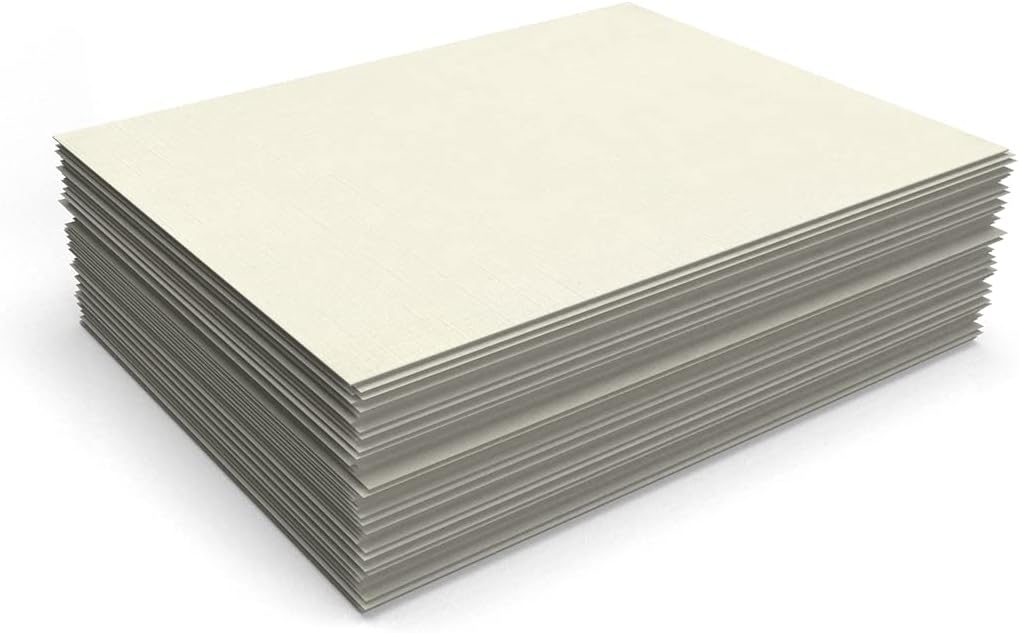 LUXPaper 8.5" x 11" Paper | Letter Size | Natural Linen | 80lb. Text | 250 Qty