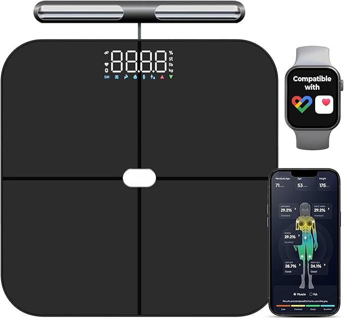 The Body Pod Home Health Body Analyzer w/Free Bluetooth App - 45+ Key Health Metrics - Accurate Personalized Data - Body C...