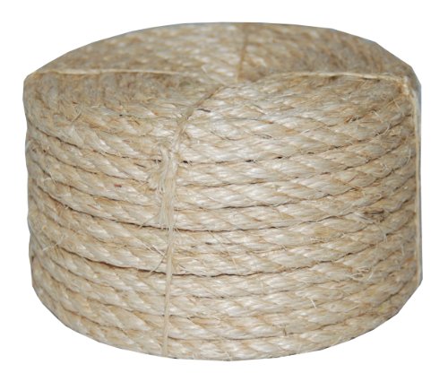T.W. Evans Cordage Co. 22-410 3/8 inch by 100' Twisted Sisal Rope