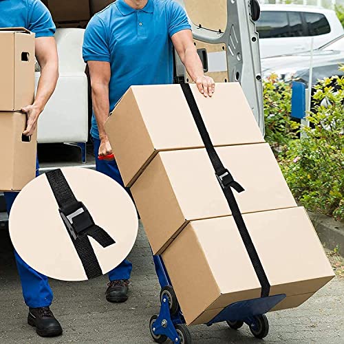 4 Pack Tie Down Strap,5ft x 1" Lashing Straps with Adjustable Buckle Heavy Duty Secure Straps up to 600 lbs for Cargo, Lug...