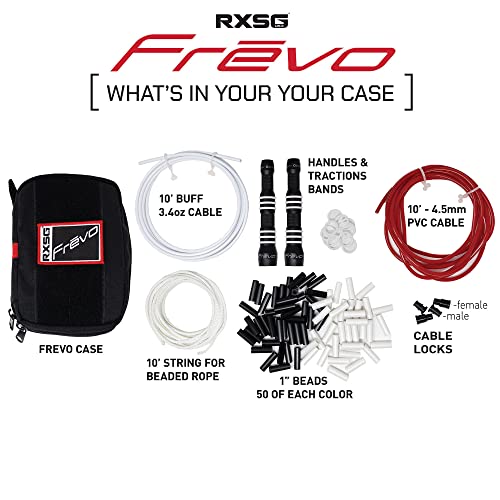 Rx Smart Gear Jump Rope | RXSG Frēvo Freestyle Jump Rope, Skipping Rope for Men & Women with 2 High Speed Precision Bearin...