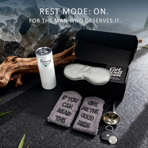 Funny Get Well Soon Care Package for Women and Men, Recovery Mode Gift Box After Surgery, Chemo, or Hospital Stay, Thinkin...